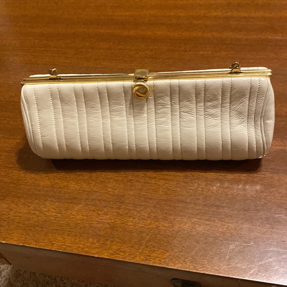Mm calf skin leather evening clutch - Picture 3 of 6